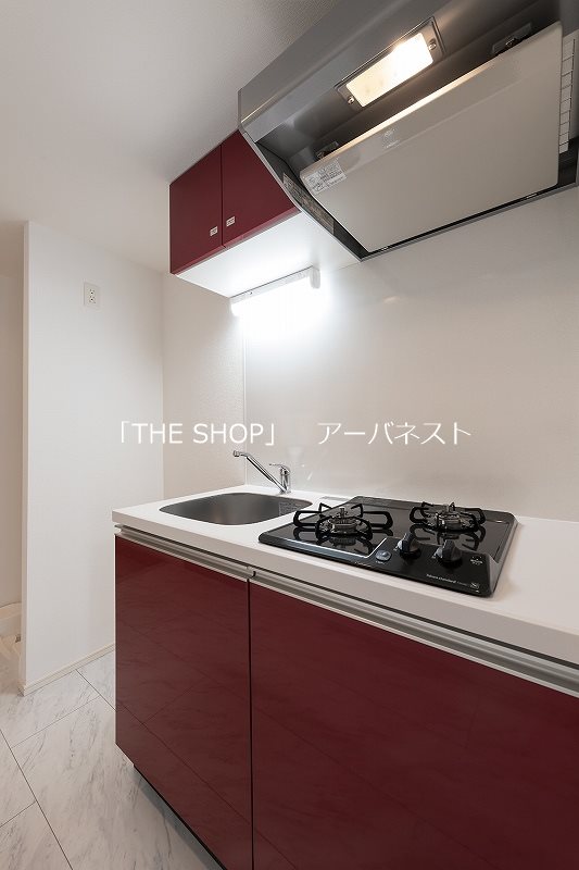 ヴォーガコルテ長原 ２口ガスキッチン