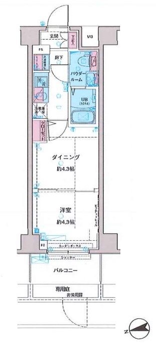 ガリシア中野新井薬師 間取り