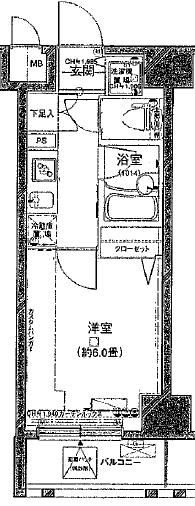 パレステュディオ六本木ＥＡＳＴⅡ 間取り
