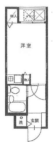 カースク中野 間取り