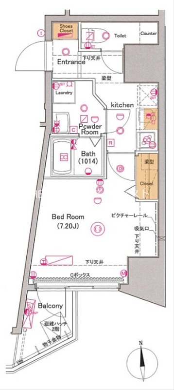 ヴォーガコルテ練馬 間取り
