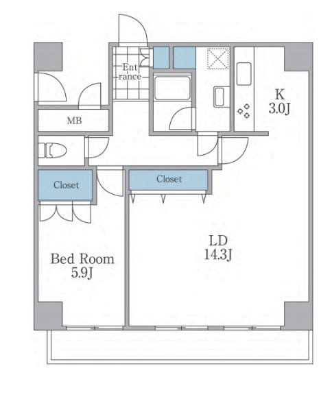 ＣＲＥＳＣＥＮＴ　ＣＯＵＲＴ　大森 間取り