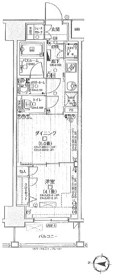日神デュオステージ両国 間取り