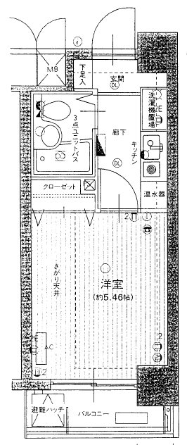 クラッセ国際コーポ池袋 間取り