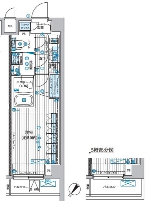 ブライズ中野南台 間取り