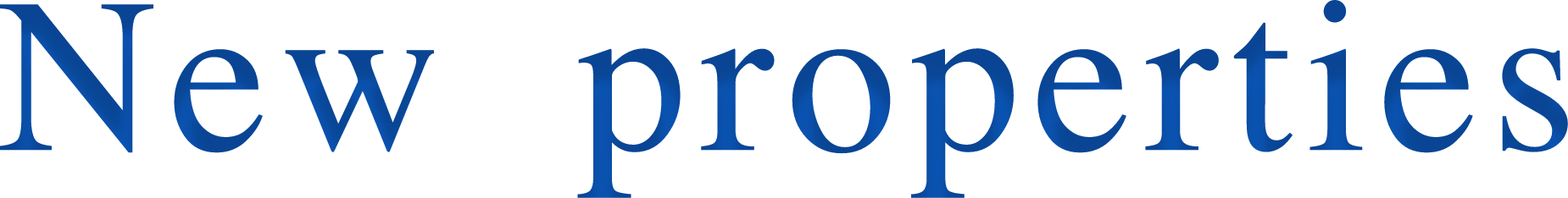 Newproperties